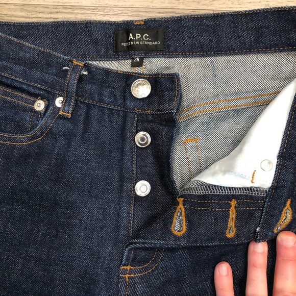 NEW A.P.C. Petite Standard Jeans - Size 28 - Picture 3 of 7